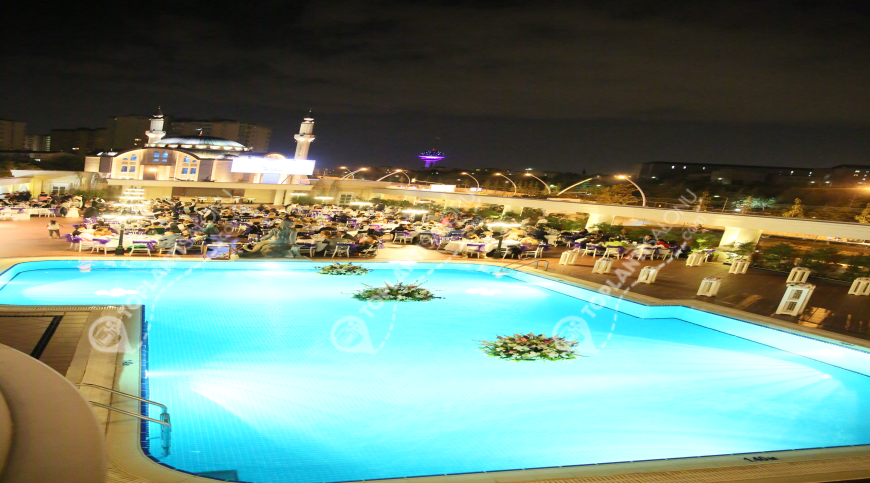 Otel | Türkiye, Ankara, Çankaya, Basınsitesi | BÜYÜKHANLI PARK HOTEL | Havuzbaşı Teras